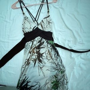 Off white Alice from twilight y2k baby doll dress